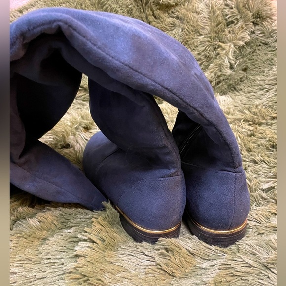 DREAM PAIRS over the knee blue boots - Picture 5 of 6